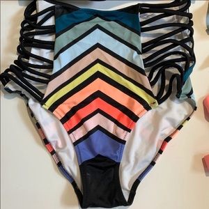 VS high waisted bikini bottoms